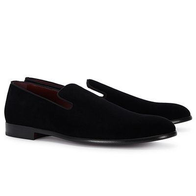 Black Velvet Loafers from Dolce & Gabbana