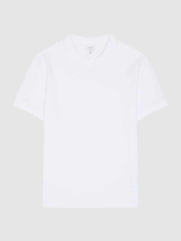 Textured Jersey Polo T-Shirt