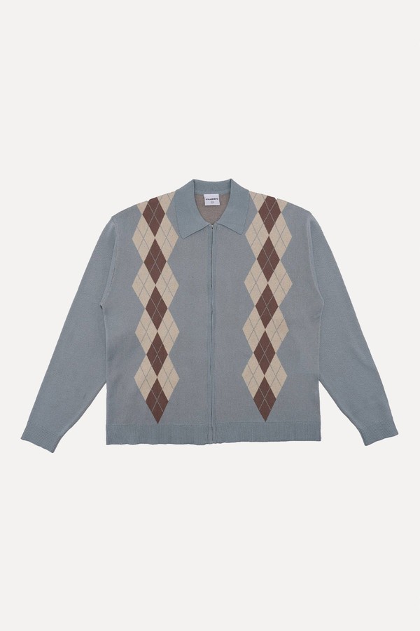 Wright Knitted Polo Sweater