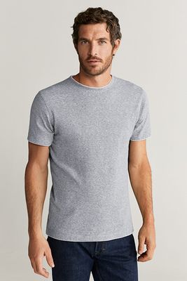 Cotton Linen-Blend T-shirt