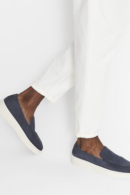 Acer Leather Slip-On Loafers from Reiss