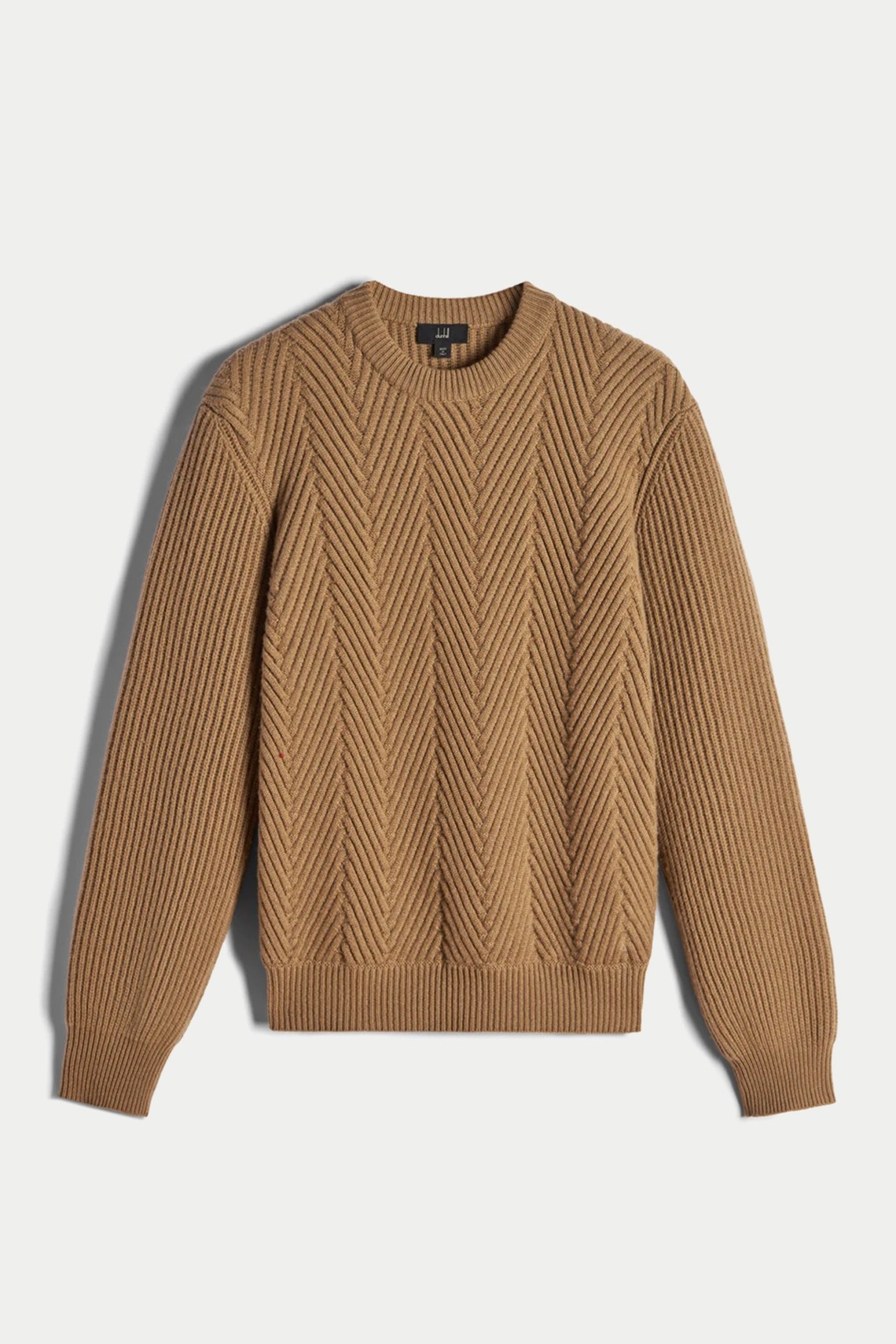 Textured Aran Crew Ceck Jumper