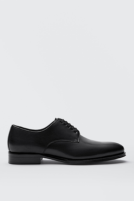 Leather Derby Shoes from Massimo Dutti