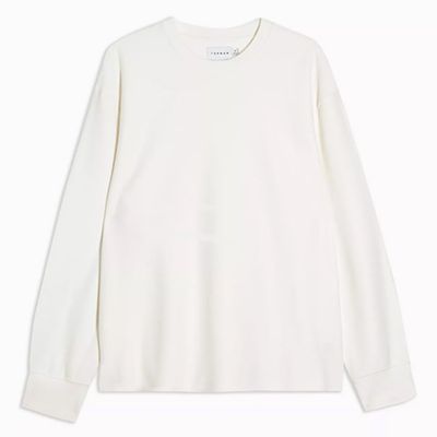 Ecru Twill Sweatshirt