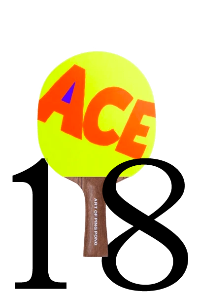 Ace Ping Pong Bat from The Art Of Ping Pong
