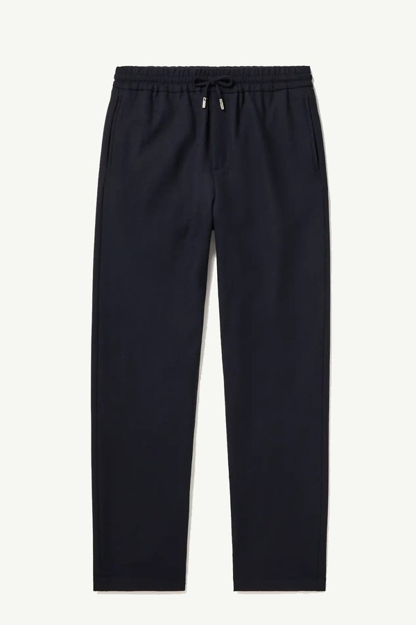 Tapered Virgin Wool-Blend Sweatpants