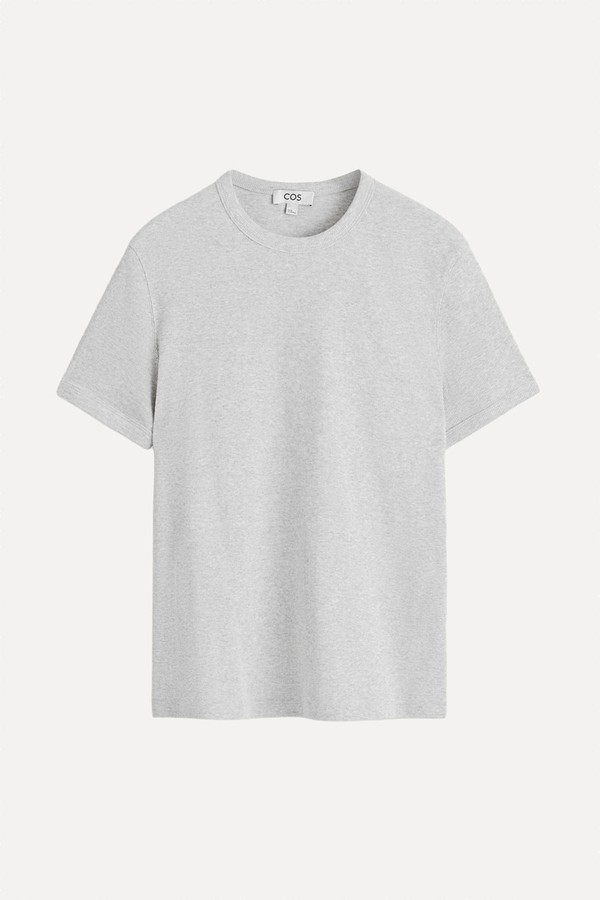 Slim Ribbed Cotton T-Shirt from COS
