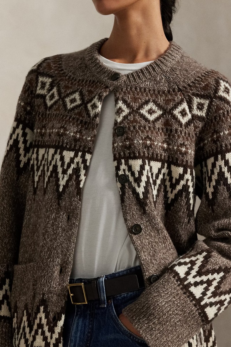 Fair Isle Wool-Blend Cardigan