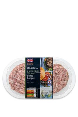 Specially Selected Gourmet Minted Lamb Burgers