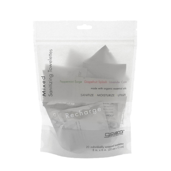 Mixed Sanitiser Towelettes from Giovanni