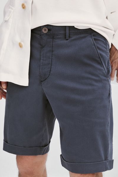 Micro-Textured Cotton Bermuda Shorts, £49.95