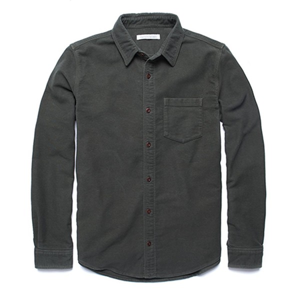 Lost Coast Mole Skin Shirt In Pine