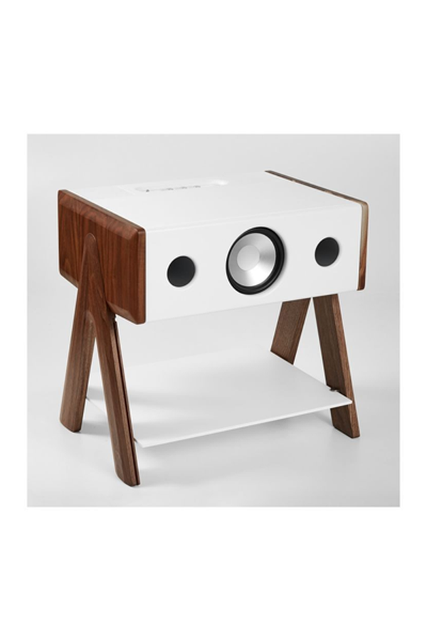 Corian Series Cube Speaker in Walnut from La Boite Concept