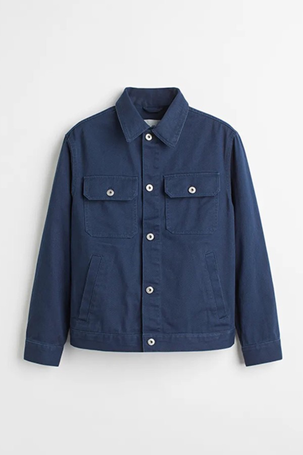 Cotton Twill Trucker Jacket