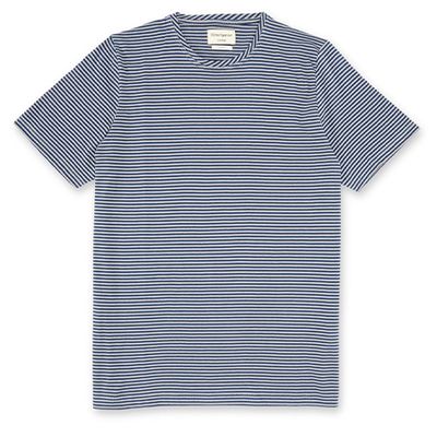 Lounge T-Shirt in Danbury Marine Blue from Oliver Spencer