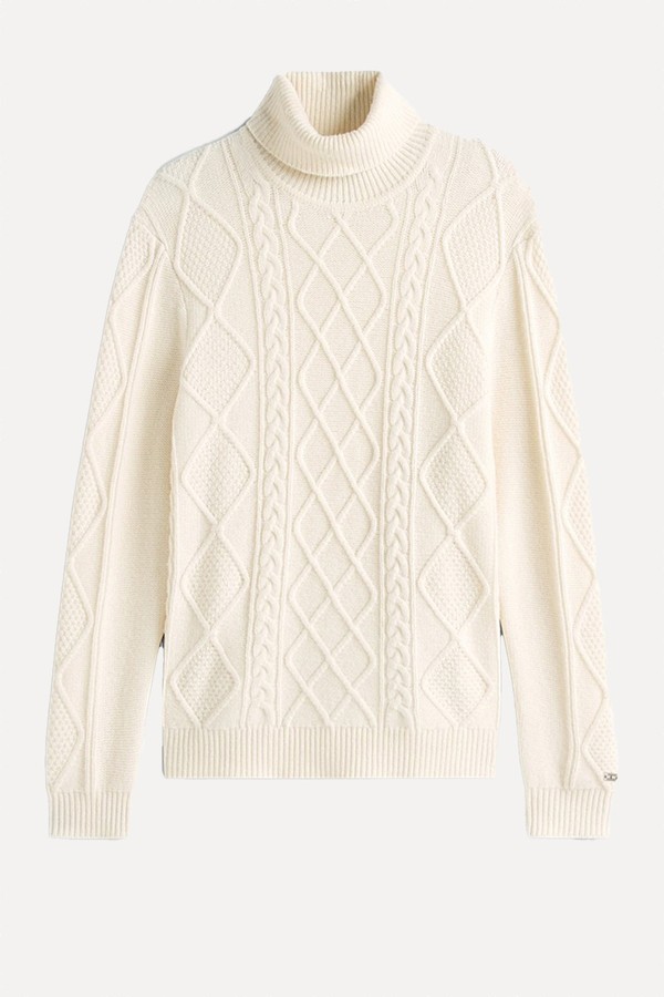 Smart Casual Cable Knit Jumper With Cashmere from Tommy Hilfiger