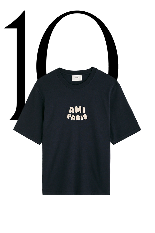 Logo-Appliqué Cotton T-Shirt from AMI Paris