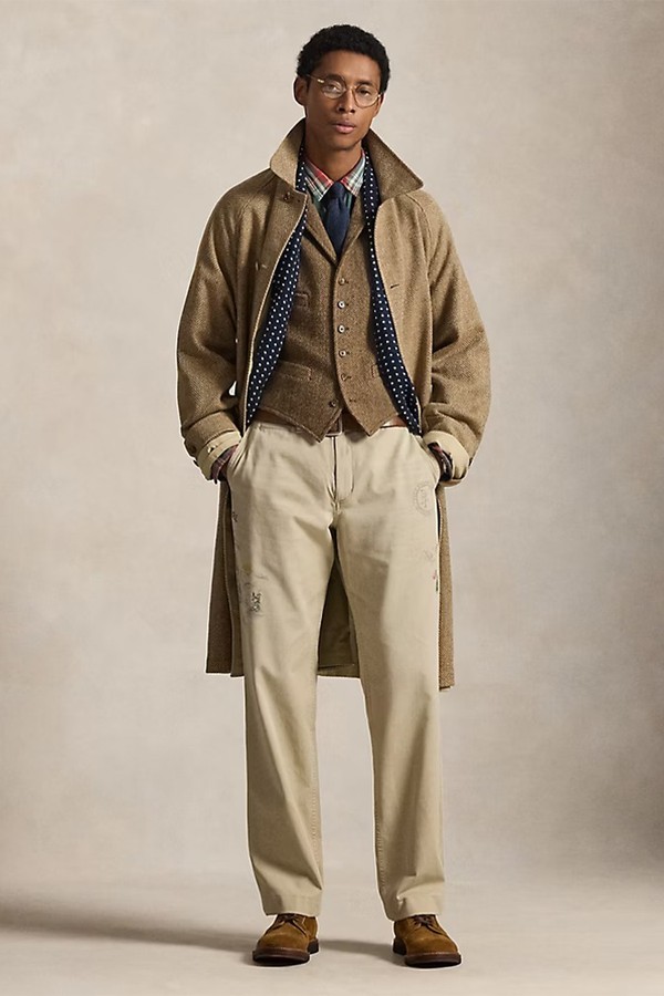 Reversible Balmacaan Coat