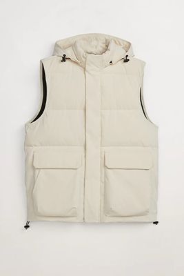 Puffer Gilet With Hood from Zara