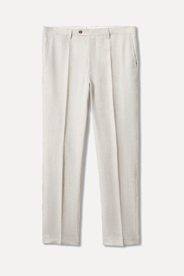 Linen Suit Trousers from Mango