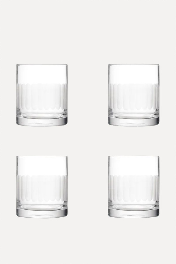 Set of Four Ranelagh Tumblers from OKA