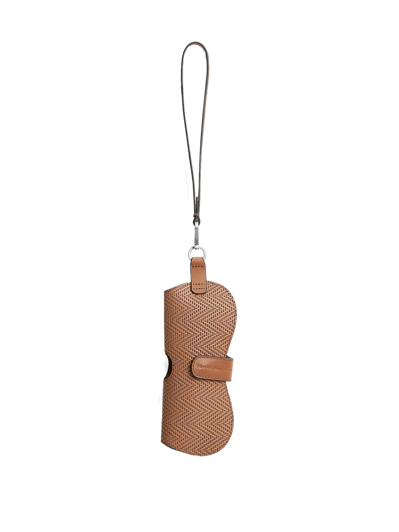 Woven Leather Beach Sunglasses Case