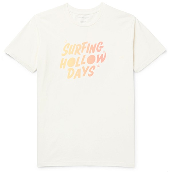 Logo Print Organic Cotton Jersey T-Shirt from Outerknown