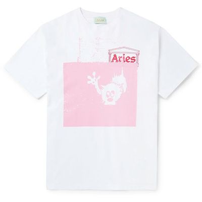 Printed Cotton-Jersey T-Shirt from Aries