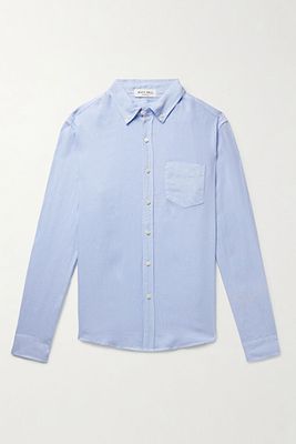 Mill Button-Down Collar Linen Shirt from Rubinacci