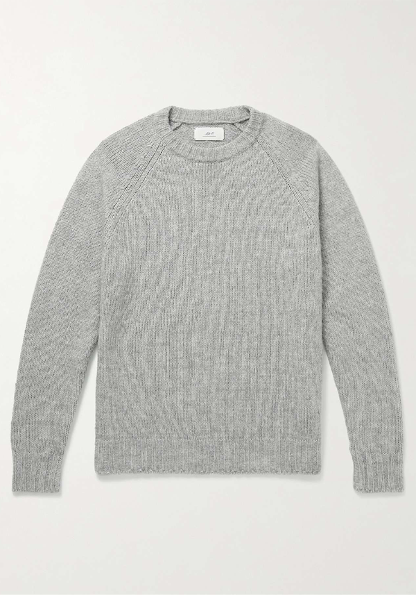 Ribbed-Knit Sweater