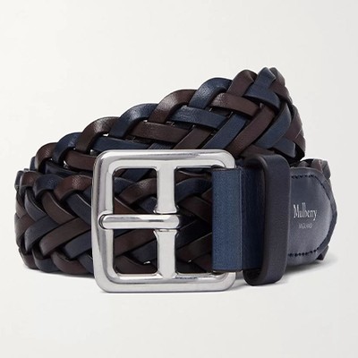 3cm Woven Leather Belt from Mulberry