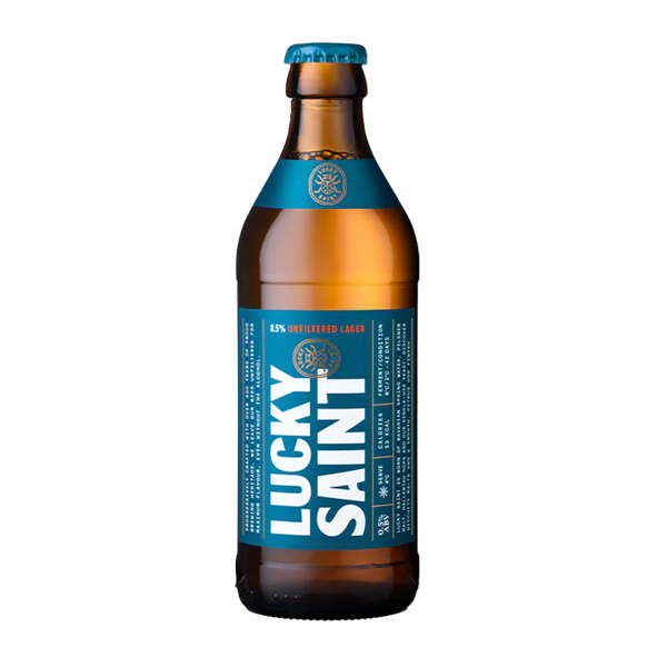 Unfiltered Lager from Lucky Saint
