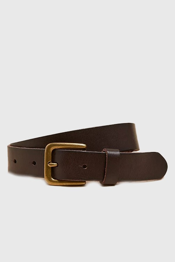 Italian Leather Casual Belt from M&S