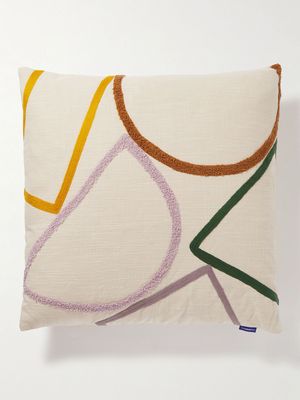 Tufted Shapes Cotton Cushion from The Conran Shop