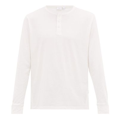 Miles Long-Sleeve Henley T-shirt from Onia