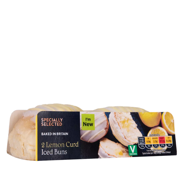 Lemon Curd Iced Buns