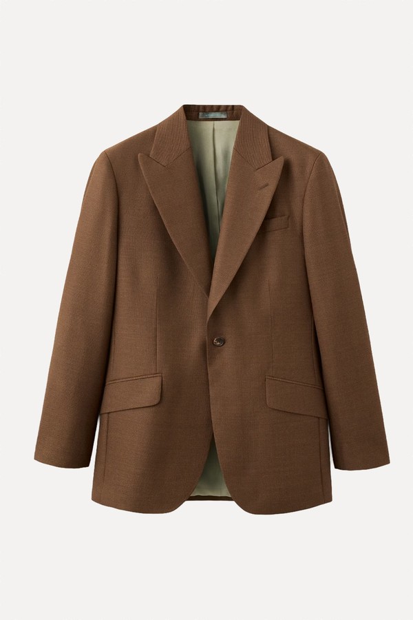 100% Wool Blazer Vitale Barberis Canonico® from Mango x Richard James
