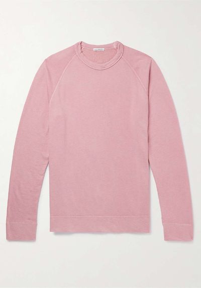 Loopback Supima Cotton-Jersey Sweatshirt from James Perse