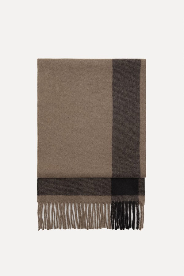 Scarf With Striped Design from Mango