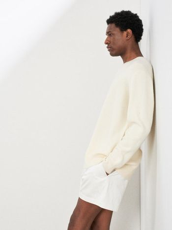 Loose-Fit Crew-Neck Cashmere Sweater from Raey