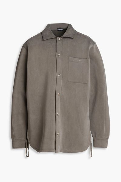 Guimauve Cupro-Blend Scuba Shirt from JACQUEMUS 