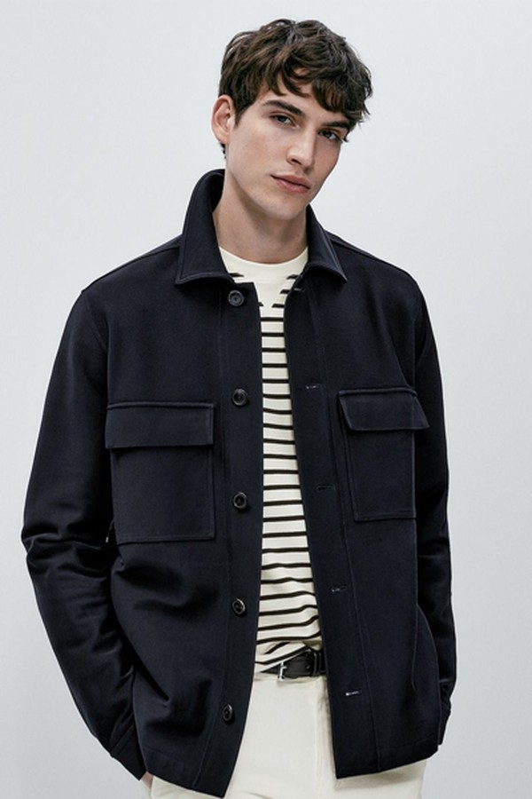 Cotton Twill Overshirt  from Massimo Dutti