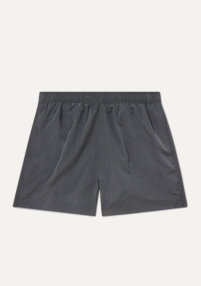 Caspar Straight-Leg Shell Shorts 