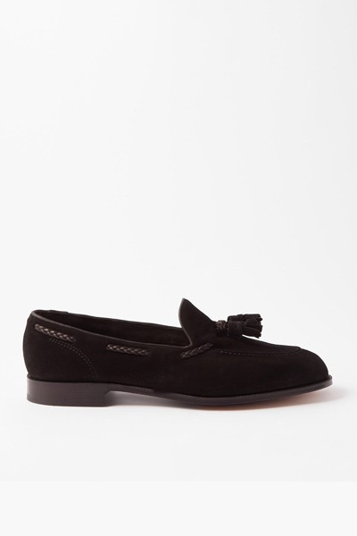 Belgravia Tasselled Suede Loafers from Edward Green