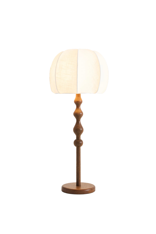 Large Wood Table Lamp from Lala Reimagined