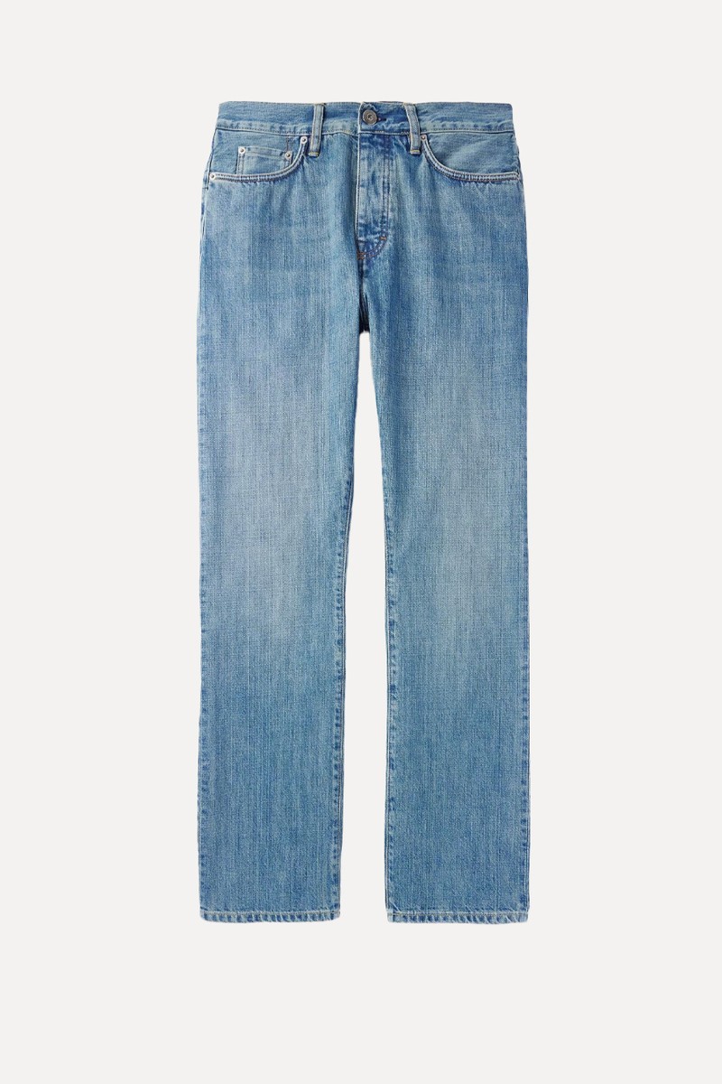 Straight-Leg Organic Selvedge Jeans