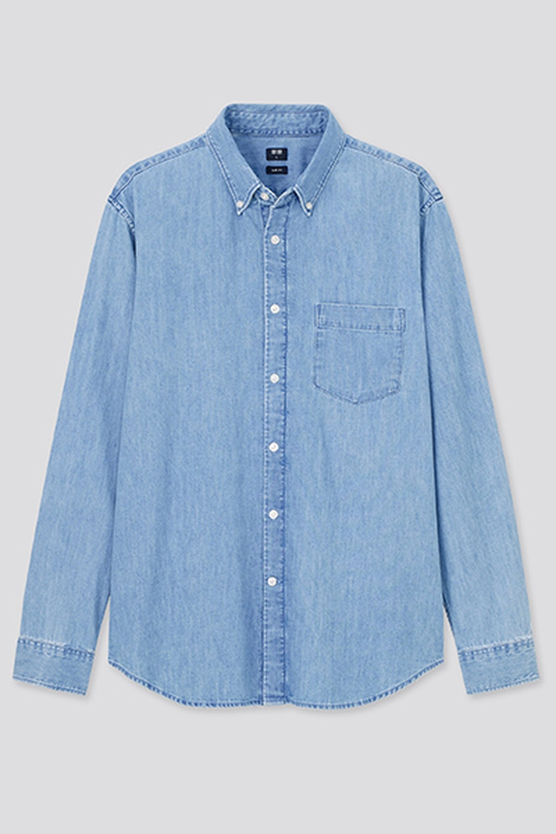 Slim Fit Denim Shirt from Uniqlo