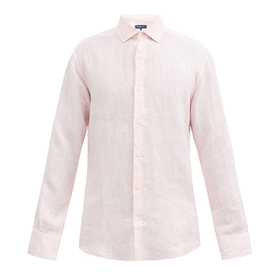 Slubbed Linen Poplin Shirt