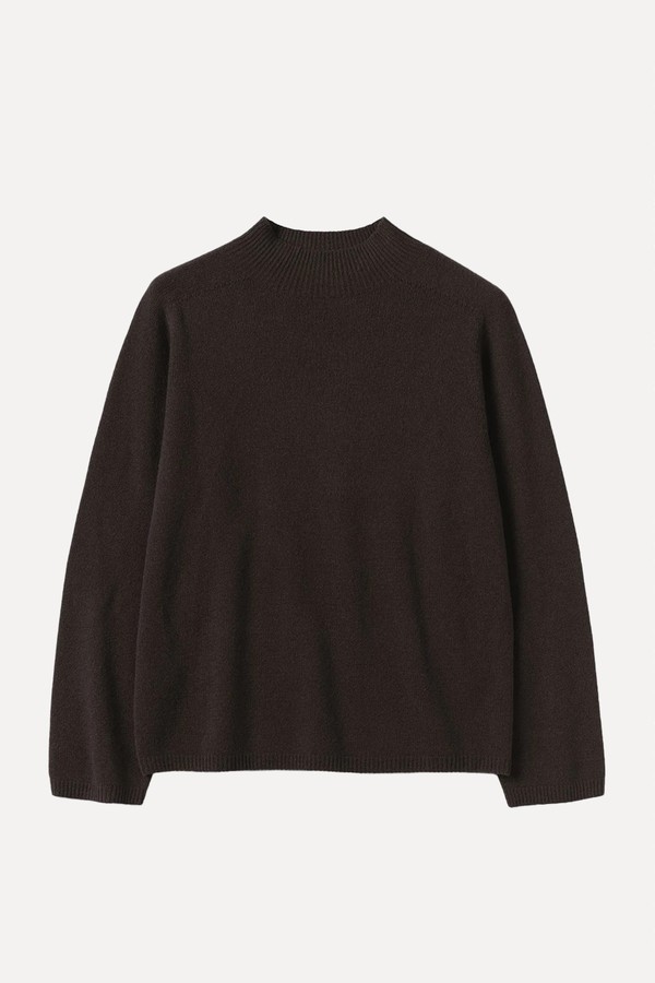 Wool Cashmere High Neck Sweater from Toast