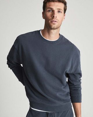Oversized Garment Dye-Sweatshirt , £78 | Reiss